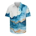thumbnail image 5 of Camisas de Manga Corta para las Mujeres, Camisa de Botón de Cuello de Vuelta Casual Hecha de 100% Poliéster Ligero para Todo el Uso de Temporada, Camisas de Manga Corta para Hombre, 5 of 5