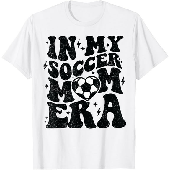 In My Soccer Mom Era Retro Soccer Mama Shirt Mother's Day T-Shirt