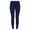 Navy, variant on Girls High Waisted Yoga Pants with Pockets Flared Dance Running Workout Solid Color Leggings for Kids Soft Stretchy Activewear(Purple,6-7 Years)