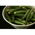 thumbnail image 5 of Clemson Spineless Green Okra/ Annual/ Full Sun/600 Seeds 1 oz / Zellajake Farm and Garden - B51, 5 of 5