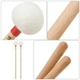thumbnail image 2 of 2 Pcs Baguettes en Feutre Percussion Poignées en Bois, 2 of 9