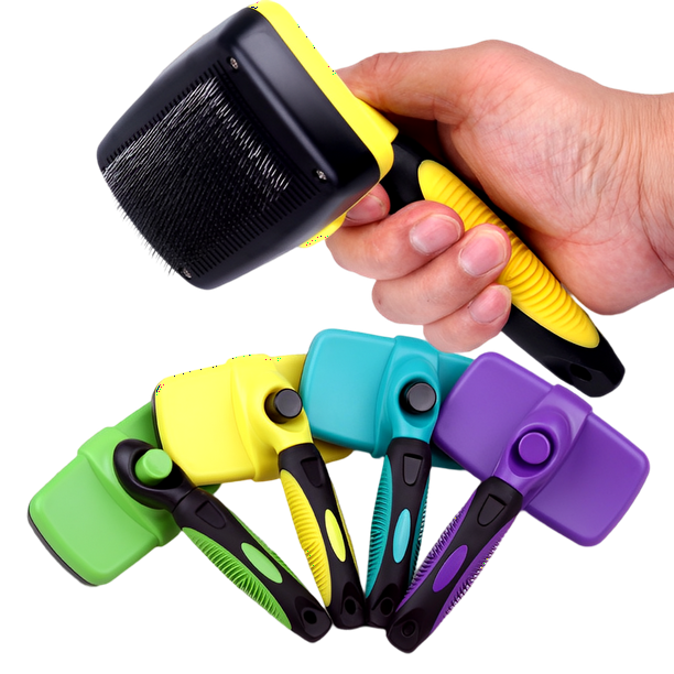 Selfcleaning grooming brush For shedding and grooming Our pet