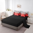 thumbnail image 5 of Castle Fairy Kawaii Ribbon Bow Bedding Comforter Set,Animal Leopard Print Full Bedding Set, 5 of 8