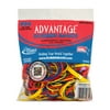 Alliance Advantage Rubber Bands, Size #54 (Assorted Sizes), 2 oz. Bag, Red, Blue, Yellow