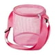 thumbnail image 1 of Cubo de almacenamiento duradero de malla para playa con asa ajustable para recoger juguetes. Rojo, 1 of 7