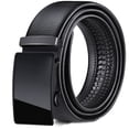 thumbnail image 1 of Cinturón de hombre ANGGREK Hebilla Automática Fácil de Usar Resistencia al Desgaste Patrón de Lichi Cinturón de Vestir Masculino para Citas de Trabajo, 1 of 5