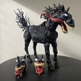 thumbnail image 3 of Figura de acción de caballo Venom de Marvels, juguetes móviles articulados, Venom 3, modelo de caballo de baile, muñeca coleccionable, regalo de Navidad y Halloween, 3 of 4