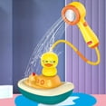thumbnail image 2 of Jouet de Douche Navire Pirate Canard Jaune Électrique Jouet de Bain pour Bébé, 2 of 5