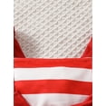 thumbnail image 5 of Bagilaanoe 4th of July Newborn Baby Girl Rompers Star Striped Print Fly Sleeve Bodysuit + Headband 3M 6M 9M 12M 18M Infant Ruffle One Piece Short Jumpsuit for Independence Day, 5 of 9