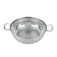 thumbnail image 2 of CIMAXIC Stainless Steel Hot Pot Cookware with Large Capacity and Thickened Bottom for Home Use 7.87 Inches,13.39"X9.84"X5.31", 2 of 5
