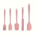 thumbnail image 6 of 5pcs/6pcs Nordic Color Silicone Kitchen Baking Set, Kitchenware Supplies, Large Scraper/Small Scraper/Large Scraper/Small Scraper/Oil Brush/Long Spatula, Macaron Color Baking Tools, Cake Cream Spatula, 6 of 25