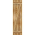 thumbnail image 5 of 16 1/8"W X 60"H Timbercraft Three 5 3/8" Boards Joined Board-N-Batten Shutters W/Z-Bar, Rough Sawn Western Red Cedar (Per Pair), 5 of 5