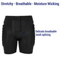 thumbnail image 4 of Pad Outdoor Ski  Shorts  + Knee Pads Set Waterproof Skateboarding Snowboarding Skiing For Women Men, 4 of 7