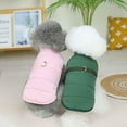 thumbnail image 3 of Yidarton New Dog Clothes Traction Cotton Vest Pet Dog Clothes Autumn And Winter Warm Clothing 2022 Khaki, 3 of 9