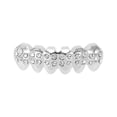 thumbnail image 5 of Unique Bargains 1 Set Fake Teeth Grills Fashion Poker Diamond Chart for Hip Hop Gift Silver Tone, 5 of 6