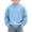 Light Blue, variant on Miqool Boys Girls Waffle Knit Crewneck Sweatshirt Long Sleeve Pullover Tops Kids Fall Winter Warm Clothes 3-14 Years