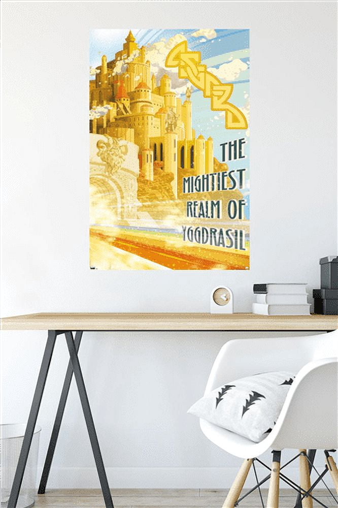 Marvel: Hero Lands - Asgard Wall Poster, 22.375" x 34"