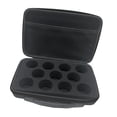 thumbnail image 2 of Bolsa protectora especial yo con 11 ranuras, a prueba de golpes, portátil, multiusos, con asa y organizador de doble cremallera negro, 2 of 10