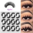 thumbnail image 1 of Fiudx Pestañas Postizas Naturales, 12 Pares de Pestañas Negras Gruesas, Cómodas para Cualquier Ocasión, Maquillaje de Ojos Espectacular, Uso Diario En Fiestas, Esenciales de Belleza Femenina, Guía de, 1 of 2