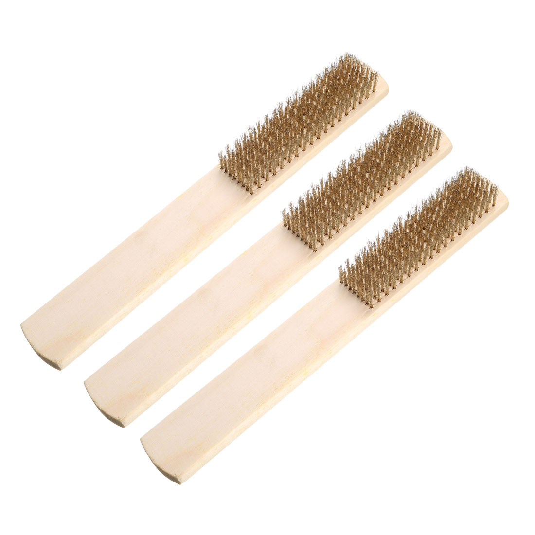 Copper Plated Wire Brush Handle Tool for Cleaning Shining Polishing