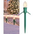 thumbnail image 1 of Luces navideñas para caminos SURAIELEC C9, 25 pies, 20 LED cálidos, 1 of 7
