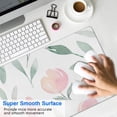 thumbnail image 4 of Pink Watercolor Flowers&nbsp;pad Mousewaterproofnon Slip&nbsp;for Office Home Work Gaminggaming Mouse PadRubber Base Mousepad with Stitched Edges 31.5x11.8inches, 4 of 7