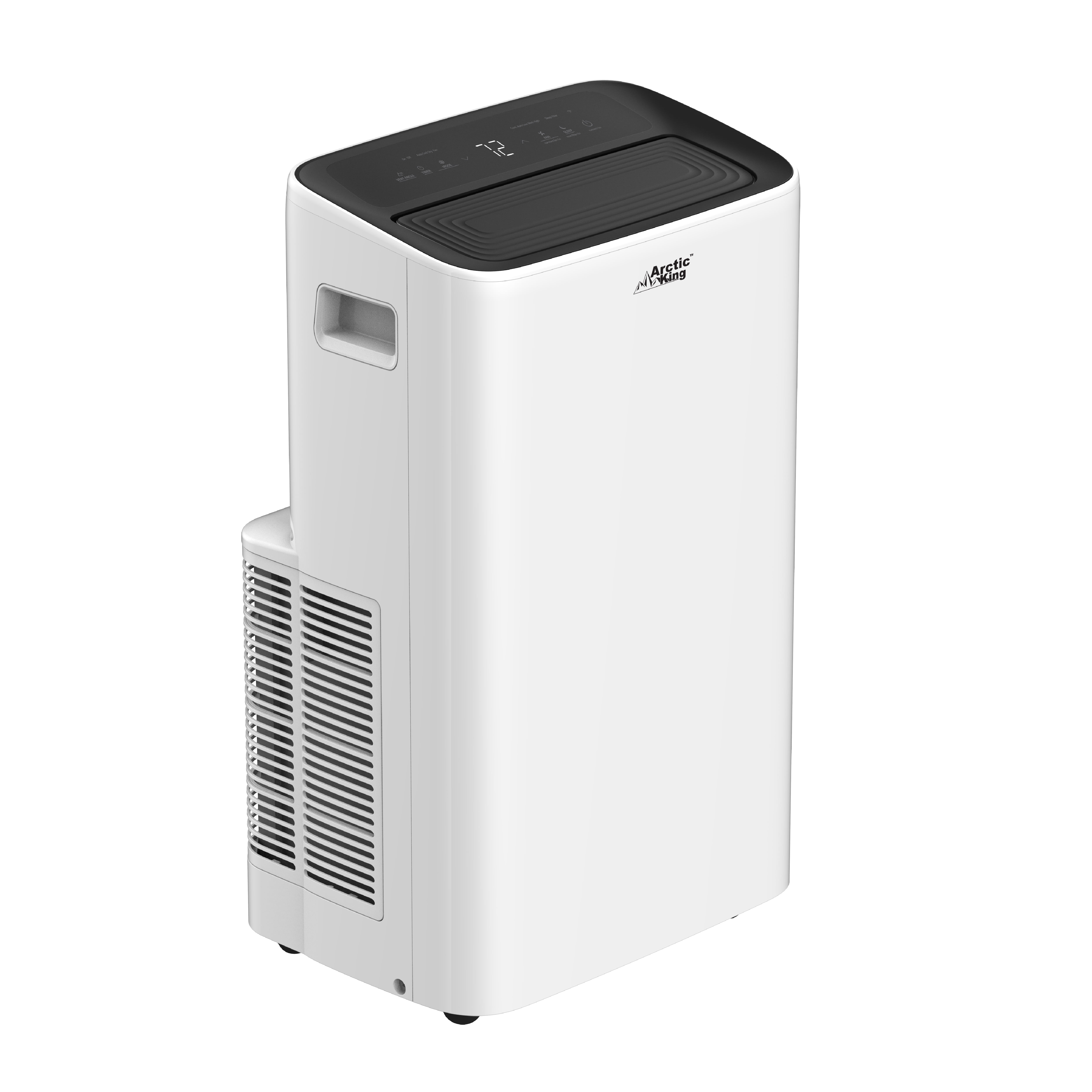 8,000 BTU Portable AC Cools 350 sq. ft. with Dehumidifier and Remote Control in White