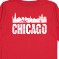thumbnail image 4 of Inktastic Chicago Skyline Grunge Boys or Girls Long Sleeve Toddler T-Shirt, 4 of 5