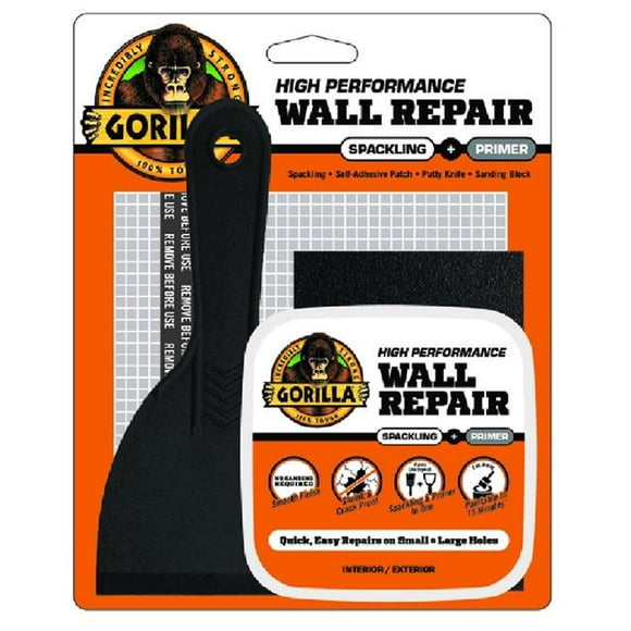 Gorilla Glue 107275 Kit de Réparation Murale 8 oz, Blanc