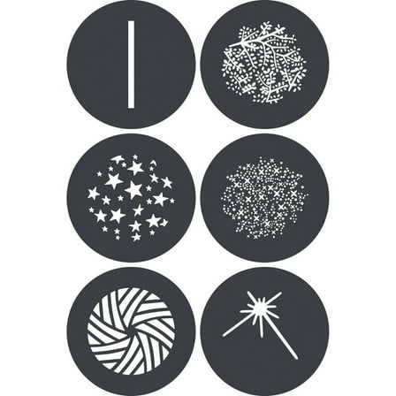 Godox GP-GS3 Gobo Set for MG1200Bi Spotlight Mount (6-Pack)