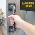 thumbnail image 6 of PIPE DECOR Barn Door Handle with Square Flange 10.5 In. L, 6 of 10