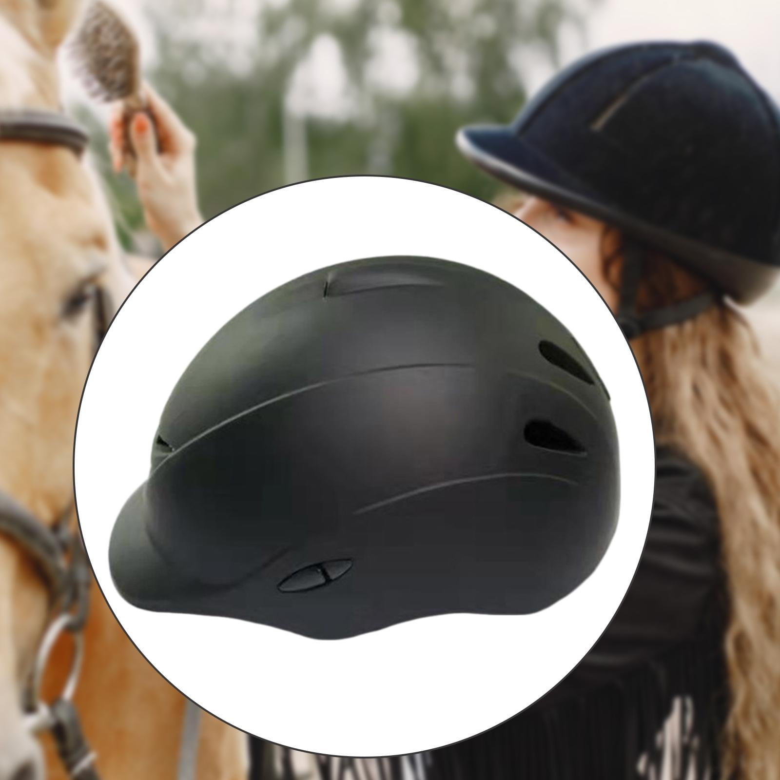 Wswqop Horse Riding Helmet Equestrian Helmet Professional Lightweight Adjustable Riding L
