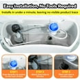 thumbnail image 3 of NeverScrub Refill Cartridge Self Cleaning Toilet System - Replacement Cartridge for Automatic Toilet Bowl Cleaner - 1.65 oz, Lasts Up To 3-5 Months Continuous Toilet Bowl Cleaning, 3 of 7