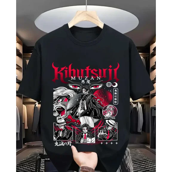Muzan Demon SlayerT-Shirt Kimetsu Hashira Tanjiro Anime Gift Shirt Christmas