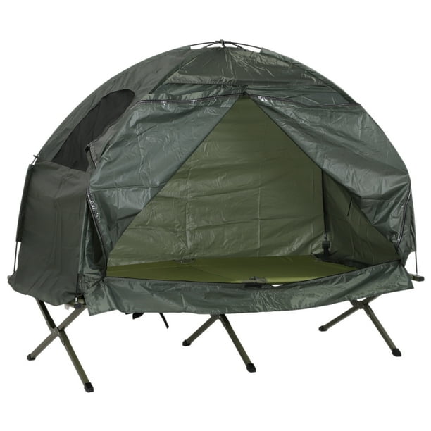 Outsunny 1 Person Compact Pop Up Portable Folding Outdoor Elevated