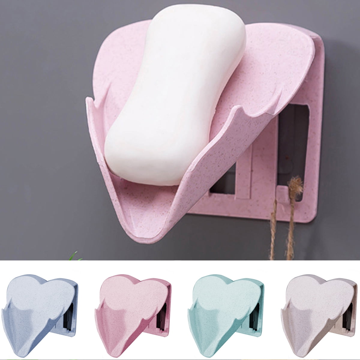 Cheers US Soap Dish with Drain,Bar Soap Holder for Shower/Bathroom