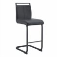 thumbnail image 4 of SUDICA Black PU Leather Counter Height Bar Stools Set of 2 for Kitchen Island, 4 of 6