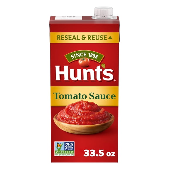Hunt’s Tomato Sauce, Perfect for Soups, Pizza & Pasta Sauces, 33.5 oz. Carton
