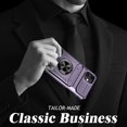 thumbnail image 7 of Dteck Card Holder Case for iPhone 11,Shockproof Silicone + PC Case Ring Stand Heavy Duty Drop Protection Wallet Cover for iPhone 11,Violet, 7 of 7