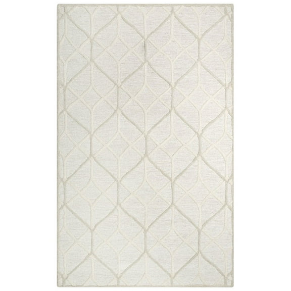 Alora Decor Ava Beige  7'9"X9'9" Tufted Wool Rug
