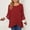Red sweatshirt for women, variant on Usmixi Pullover for Women Elegant Lace Trim Flared Sleeve Plus Size Irregular Hem Fall Laides Pullover Tunic Blouses Winter Long Sleeve Solid Casual Pullover Tops