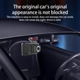 thumbnail image 3 of Langgg 4 Inch Driving Parking Camera 1080P Wide Angle Loop Recording Rechargeable Video Recorder Dash Cam Automobile Accessories 1pc Cam Button 1pc Cam Button, 3 of 6