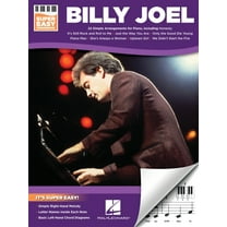 Billy Joel - Super Easy Piano Songbook - Piano Sheet Music Book with Simplified Left- And Right-Handed Arrangements - In, (Paperback)