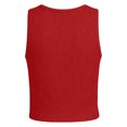 thumbnail image 6 of Cethrio Girls Tank Tops, Slim Fit Summer Knitting Cotton Crewneck Sleeveless T-shirts Wine Size 9-10T, 6 of 6