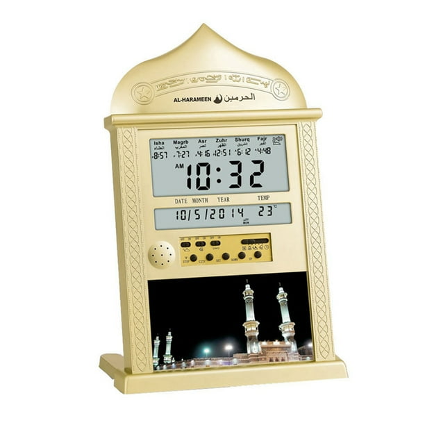 Azan Mosque Prayer Clock Islamic Mosque Azan Calendar Muslim Prayer