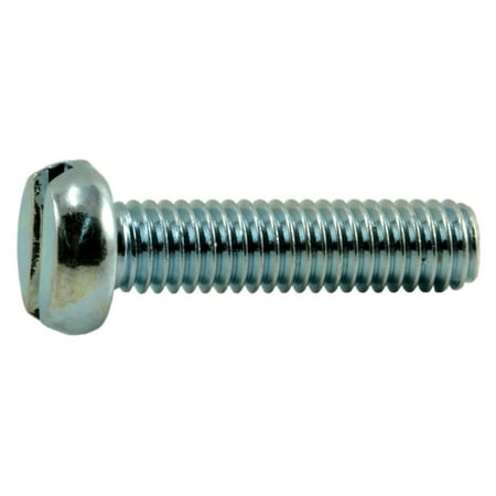 

3mm-0.5 x 12mm Zinc Plated Class 4.8 Steel Coarse Thread Slotted Pan Head Machine Screws