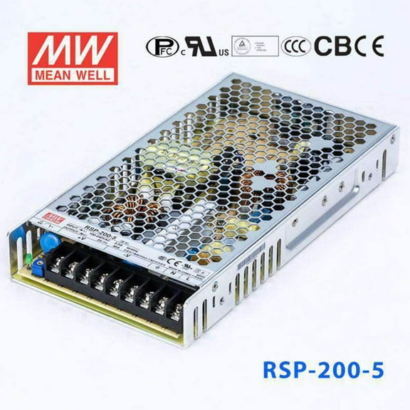 Mean Well RSP-200-5 Power Supply 200W 5V