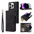 thumbnail image 1 of Funda Tipo Libro Tipo Cartera Con Cremallera Para iPhone, 1 of 4