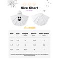 thumbnail image 3 of GYRATEDREAM Toddler Boys Girls Halloween Ghost Cape Kids Halloween Cloak Hats Outfits Sets 1-6T, 3 of 9