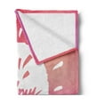 thumbnail image 2 of Saying Soft Flannel Fleece Blanket, Vibrant Color Sunshine Form with Blury Handwritten Saying You and Me Graphic Image, Cozy Plush for Indoor and Outdoor Use, 50" x 60", Maroon White, by Ambesonne, 2 of 5